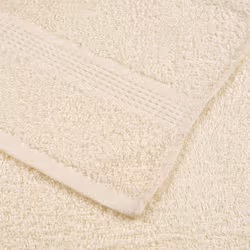vidaXL Towels Kitchen Tea Towel Dish Towel Wash Towel 360 gsm 100% Cotton - cream, 50 x 100 cm - Additional view 4