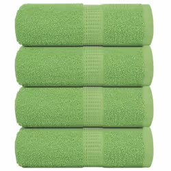 vidaXL Soap Towels 4 pcs Apple Green 30x30 cm 360 gsm 100% Cotton towel