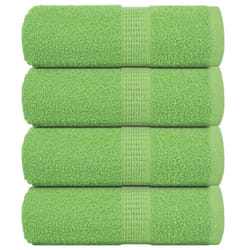 vidaXL Soap Towels 4 pcs Apple Green 30x30 cm 360 gsm 100% Cotton towel