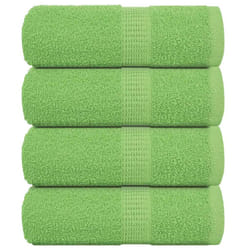 vidaXL Guest Towels 4 pcs Apple Green 30x50 cm 360 gsm 100% Cotton towel