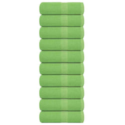 vidaXL Guest Towels 10 pcs Apple Green 30x50 cm 360 gsm 100% Cotton towel