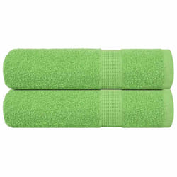 vidaXL Hand Towels 2 pcs Apple Green 50x100 cm 360 gsm 100% Cotton
