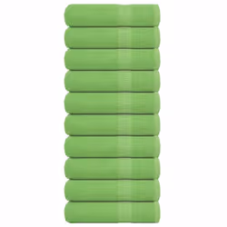 vidaXL Hand Towels 10 pcs Apple Green 50x100 cm 360 gsm 100% Cotton towel