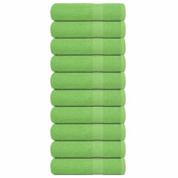 vidaXL Hand Towels 10 pcs Apple Green 50x100 cm 360 gsm 100% Cotton towel