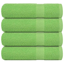 vidaXL Shower Towels 4 pcs Apple Green 70x140 cm 360 gsm 100% Cotton towel