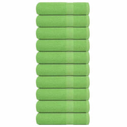 vidaXL Shower Towels 10 pcs Apple Green 70x140 cm 360 gsm 100% Cotton towel