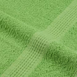 vidaXL Sauna Towels 10 pcs Apple Green 80x200 cm 360 gsm 100% Cotton towel - Additional view 5