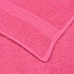 vidaXL Towels Kitchen Tea Towel Dish Towel Wash Towel 360 gsm 100% Cotton - pink, 30 x 30 cm - Additional view 4