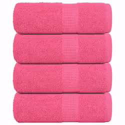vidaXL Soap Towels 4 pcs Pink 30x30 cm 360 gsm 100% Cotton towel bath towel