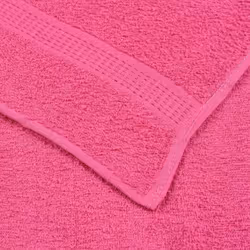 vidaXL Guest Towels 4 pcs Pink 30x50 cm 360 gsm 100% Cotton towel face towel - Additional view 4