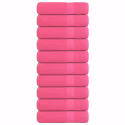 vidaXL Hand Towels 10 pcs Pink 50x100 cm 360 gsm 100% Cotton towel face towel