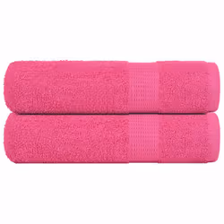 vidaXL Towels Kitchen Tea Towel Dish Towel Wash Towel 360 gsm 100% Cotton - pink, 70 x 140 cm