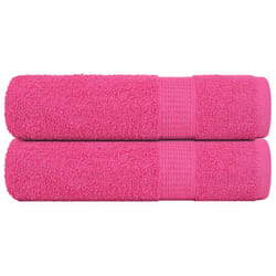 vidaXL Towels Kitchen Tea Towel Dish Towel Wash Towel 360 gsm 100% Cotton - pink, 70 x 140 cm