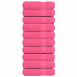 vidaXL Bath Towels 10 pcs Pink 100x150 cm 360 gsm 100% Cotton towel