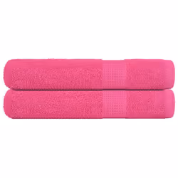 vidaXL Towels Kitchen Tea Towel Dish Towel Wash Towel 360 gsm 100% Cotton - pink, 80 x 200 cm