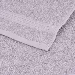 vidaXL Towel Set 8 Piece Tea Towel Hand Towel Wash Towel 360 gsm 100% Cotton - grey - Additional view 4