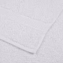 vidaXL Towel Set 6 Piece Tea Towel Hand Towel Wash Towel 360 gsm 100% Cotton - white - Additional view 4