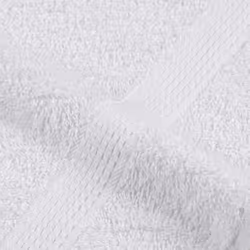 vidaXL Towel Set 6 Piece Tea Towel Hand Towel Wash Towel 360 gsm 100% Cotton - white - Additional view 5