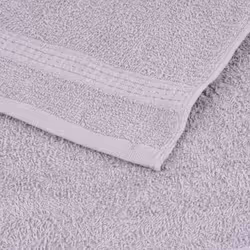 vidaXL Towel Set 6 Piece Tea Towel Hand Towel Wash Towel 360 gsm 100% Cotton - grey - Additional view 5