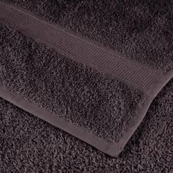 vidaXL Towel Set Washroom Tea Towel Hand Towel Wash Towel 360 gsm 100% Cotton - anthracite - Additional view 4