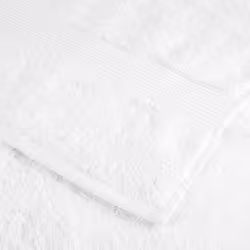 vidaXL Premium Sauna Towels Absorbent Bath Towel 2 pcs Grey 600gsm 100% Cotton - white, 30 x 30 cm - Additional view 4