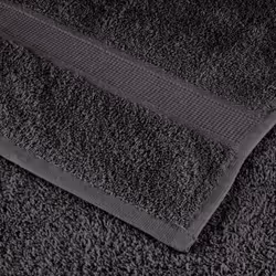 vidaXL Premium Sauna Towels Guest Bath Towel 10 pcs Grey 600gsm 100% Cotton - anthracite, 50 x 100 cm/ 4 pcs - Additional view 4