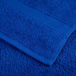 vidaXL Premium Sauna Towels Guest Bath Towel 10 pcs Grey 600gsm 100% Cotton - blue, 30 x 50 cm/ 4 pcs - Additional view 3