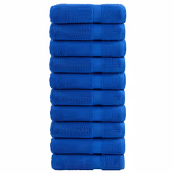 vidaXL Premium Sauna Towels Guest Bath Towel 10 pcs Gold 600gsm 100% Cotton - blue, 50 x 100 cm/ 10 pcs