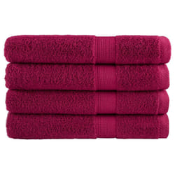 vidaXL Premium Sauna Towels Guest Bath Towel 10 pcs Gold 600gsm 100% Cotton - bordeaux, 80 x 200 cm/ 4 pcs