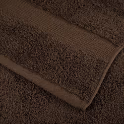 vidaXL Premium Sauna Towels Absorbent Bath Towel 2 pcs Grey 600gsm 100% Cotton - brown, 50 x 100 cm - Additional view 4