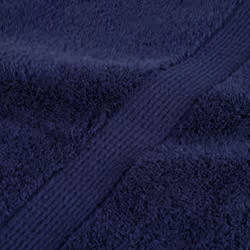 vidaXL Premium Sauna Towels Guest Bath Towel 10 pcs Grey 600gsm 100% Cotton - navy blue, 30 x 30 cm/ 2 pcs - Additional view 5