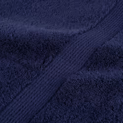 vidaXL Premium Hand Towels Shower Bath Towel Cream 600 gsm 100% Cotton - navy blue, 30 x 50 cm/ 4 pcs - Additional view 5