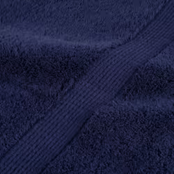 vidaXL Premium Sauna Towels Guest Bath Towel 10 pcs Gold 600gsm 100% Cotton - navy blue, 80 x 200 cm/ 10 pcs - Additional view 5