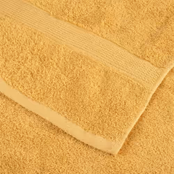 vidaXL Premium Sauna Towels Absorbent Bath Towel 2 pcs Grey 600gsm 100% Cotton - gold, 50 x 100 cm