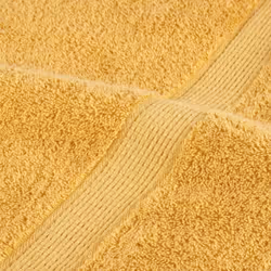 vidaXL Premium Sauna Towels Guest Bath Towel 10 pcs Gold 600gsm 100% Cotton - gold, 80 x 200 cm/ 10 pcs