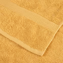 vidaXL Premium Sauna Towels Guest Bath Towel 10 pcs Gold 600gsm 100% Cotton - gold, 80 x 200 cm/ 10 pcs - Additional view 5