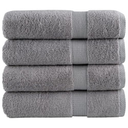 vidaXL Premium Sauna Towels Guest Bath Towel 10 pcs Grey 600gsm 100% Cotton - grey, 50 x 100 cm/ 4 pcs