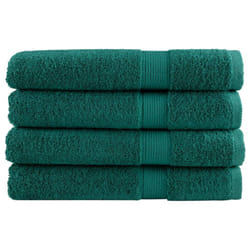 vidaXL Premium Sauna Towels Guest Bath Towel 10 pcs Grey 600gsm 100% Cotton - green, 100 x 200 cm/ 4 pcs