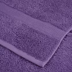 vidaXL Premium Sauna Towels Guest Bath Towel 10 pcs Grey 600gsm 100% Cotton - purple, 30 x 30 cm/ 10 pcs - Additional view 4