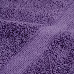 vidaXL Premium Sauna Towels Absorbent Bath Towel 2 pcs Grey 600gsm 100% Cotton - purple, 30 x 50 cm - Additional view 5