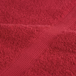 vidaXL Premium Sauna Towels Guest Bath Towel 10 pcs Grey 600gsm 100% Cotton - red, 100 x 150 cm/ 10 pcs - Additional view 5