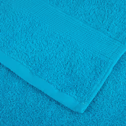 vidaXL Premium Soap Towels Hand Bath Towel 4 pcs Orange 600 gsm 100% Cotton - turquoise, 80 x 200 cm/ 10 pcs - Additional view 4