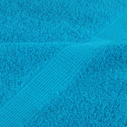 vidaXL Premium Soap Towels Hand Bath Towel 4 pcs Orange 600 gsm 100% Cotton - turquoise, 80 x 200 cm/ 10 pcs - Additional view 5