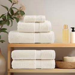 vidaXL Premium Sauna Towels Guest Bath Towel 10 pcs Gold 600gsm 100% Cotton - cream, 100 x 150 cm/ 4 pcs - Additional view 2