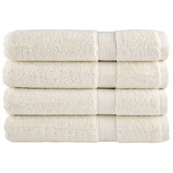 vidaXL Premium Soap Towels Hand Bath Towel 4 pcs Orange 600 gsm 100% Cotton - cream, 80 x 200 cm/ 4 pcs