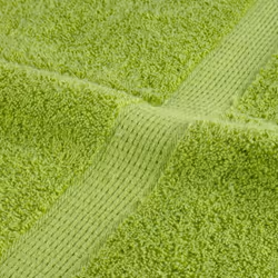 vidaXL Premium Sauna Towels Guest Bath Towel 10 pcs Gold 600gsm 100% Cotton - apple green, 100 x 200 cm/ 2 pcs - Additional view 5