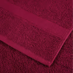 vidaXL Premium Towel Set 8 Piece Absorbent Shower Towel Bath Towels 600 gsm - bordeaux
