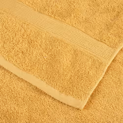 vidaXL Premium Towel Set 6 Piece Absorbent Shower Towel Bath Towels 600 gsm - gold