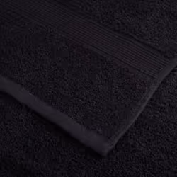 vidaXL Premium Towel Set 6 Piece Absorbent Shower Towel Bath Towels 600 gsm - black - Additional view 3