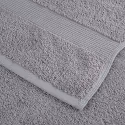vidaXL Premium Towel Set 12 Piece Shower Towel Bath Towel 600 gsm 100% Cotton - grey